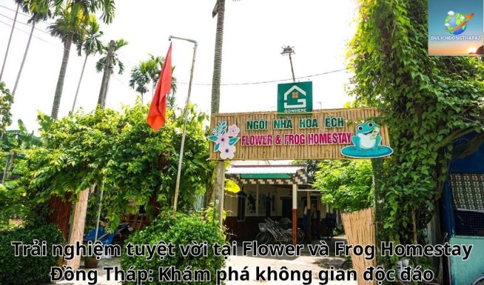 Trải nghiệm tuyệt vời tại Flower và Frog Homestay Đồng Tháp: Khám phá không gian độc đáo